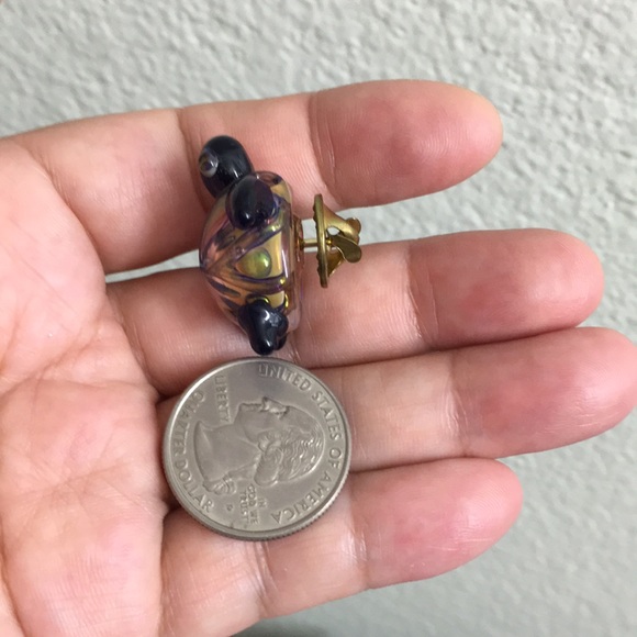 🖤Italy sea turtle glass art pin - Picture 13 of 15